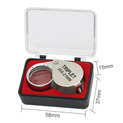 Magnifying glass. Jewellers loupe. 20 x 21mm. - Image 3