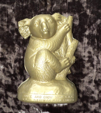 Golden CBC Savings Bank Koala Moneybox.