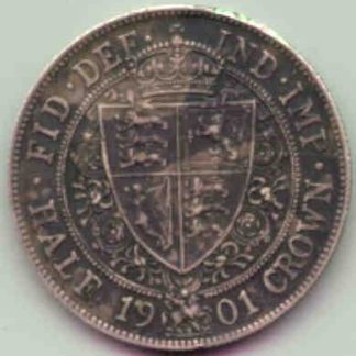 Queen Victoria 1901 Half Crown UK