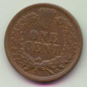 USA 1883 Indian head one cent coin.