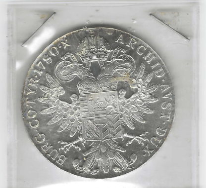 AUSTRIA MARIA THERESA Silver Thaler dated 1780 - Image 2