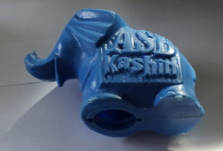ASB Early Kashin Money Box. Blue. No bung.