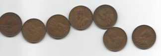 Australia penny Australian pennies
