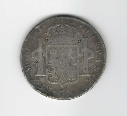 1798 Mexico Spanish Colonial 8 Reales Carolus IIII Chopmarked