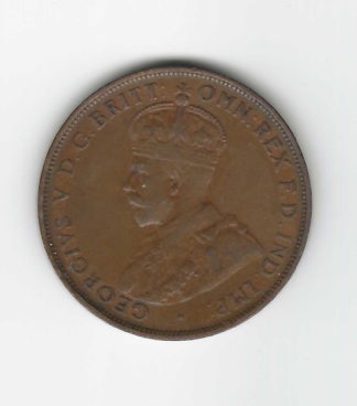 Australian Penny and Half penny. King George V