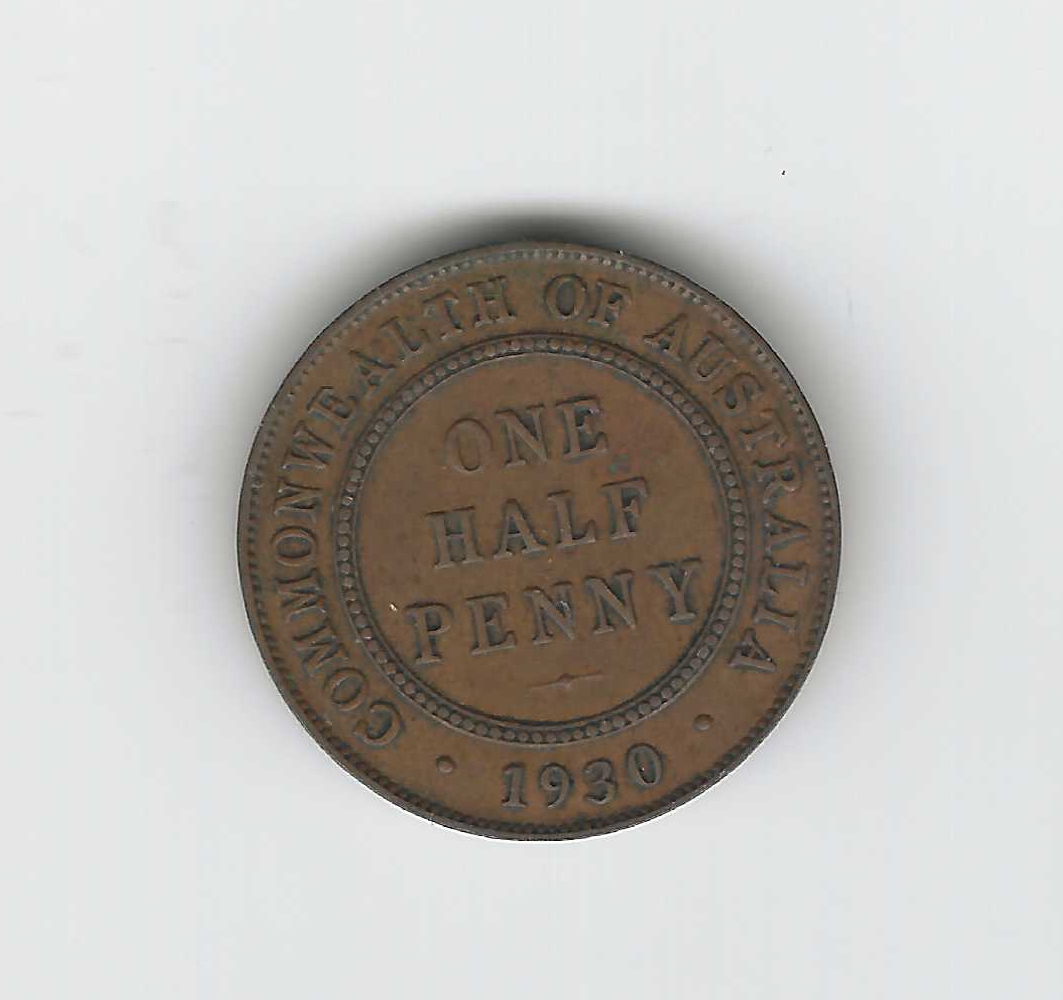 1930 Australian Half Penny Coin NZ New Zealand Coins And Online 1930-australian-half-penny-coin-nz-new-zealand-coins-and-online