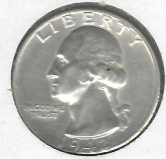 USA 1942s Jefferson Silver Quarter