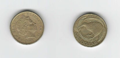 2008 Kiwi Crying NZ Dollar coin. Average condition. - Image 2