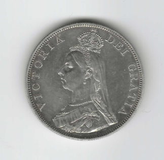 1889 Victoria Silver Jubilee Head Double Florin