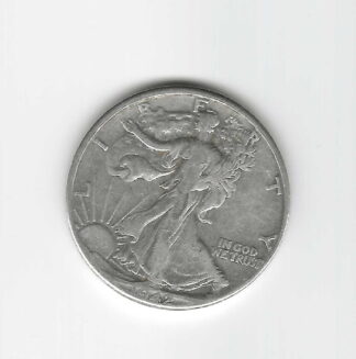 USA Liberty Walking silver half dollar