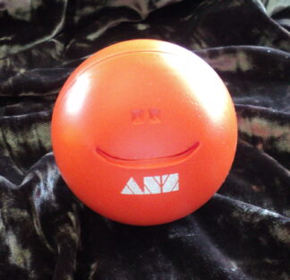ANZ Smiley Face Ball Moneybox. Orange. Great condition