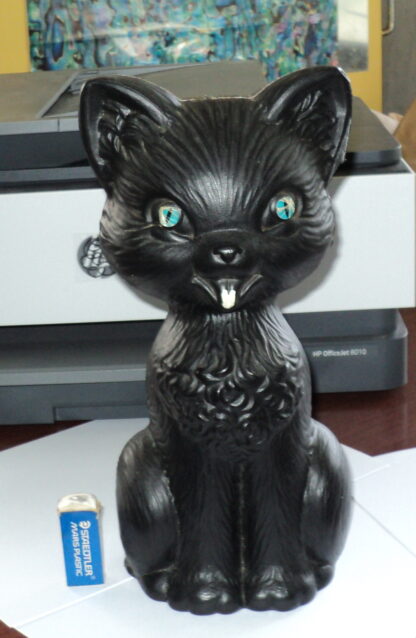 Large Black Cat Money box