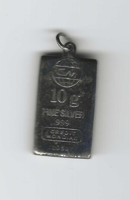 10 grams .999 Silver bar