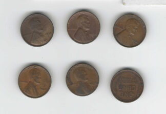 6 Wheat/Lincoln pennies