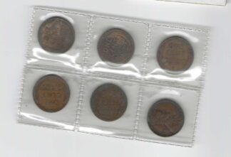 6 USA Lincoln / Wheat cents. #1