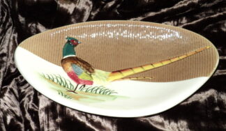 Pheasant Bird Shallow Bowl Plate Japan