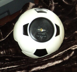 Ulster Bank Soccer Ball Moneybox. No key.