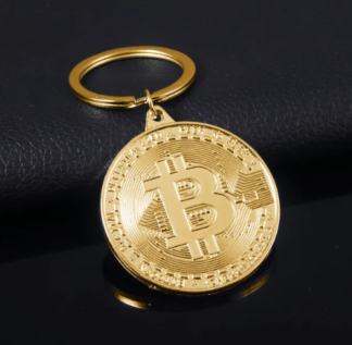 Bitcoin Keyring Keychain Pendant