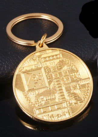 Bitcoin Keyring Pendant