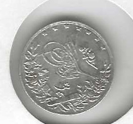 Egypt, Qirsh. Silver Coin 1911 H